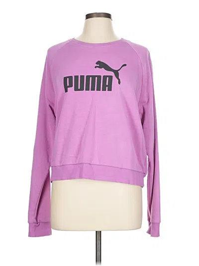 Pre-owned Puma Sweatshirt In Purple