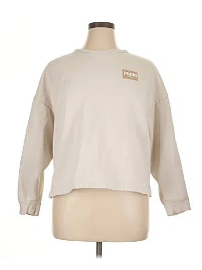 Pre-owned Puma Sweatshirt In Tan