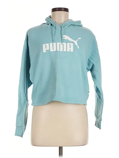 Pre-owned Puma Sweatshirt In Teal