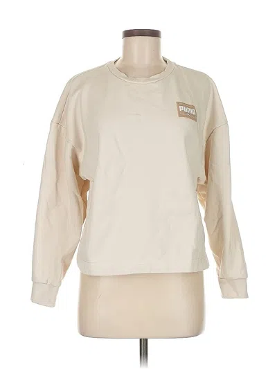 Pre-owned Puma Sweatshirt In White