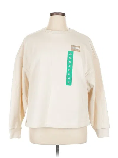 Pre-owned Puma Sweatshirt In White