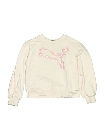 Pre-owned Puma Kids' Sweatshirt In White