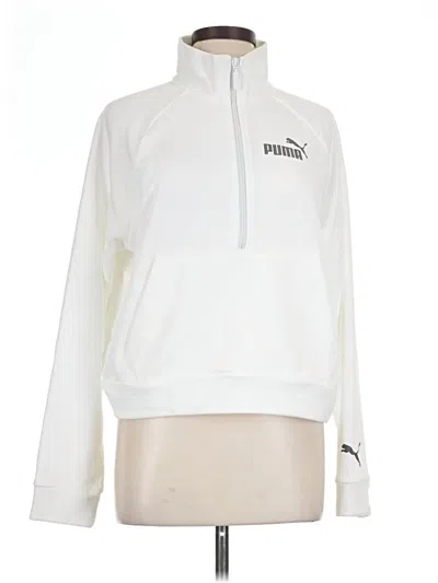 Pre-owned Puma Sweatshirt In White