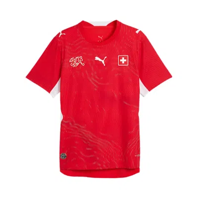 Pre-owned Puma Switzerland 2026 Authentic Home Jersey ' Red- White' | Men's Size Xxl