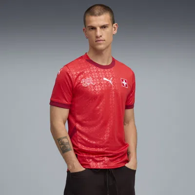 Puma Switzerland Women's Team 2025 Home Soccer Jersey Men In Red