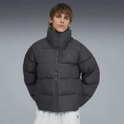 Puma Synthetic Puffer Jacket Men In Gray