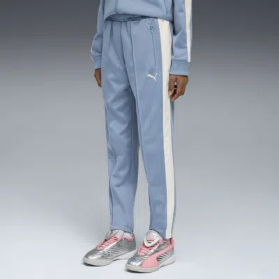 Puma T7 Always On Big Kids' Slim Track Pants In Blue
