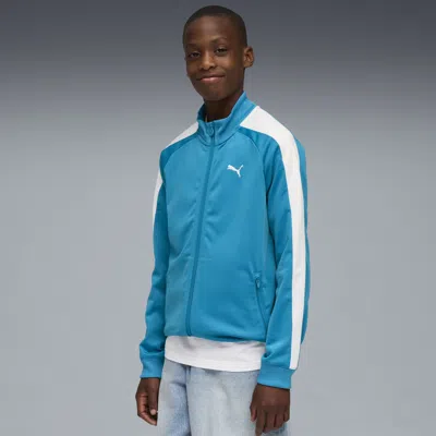 Puma T7 Always On Big Kids' Track Jacket In Blue