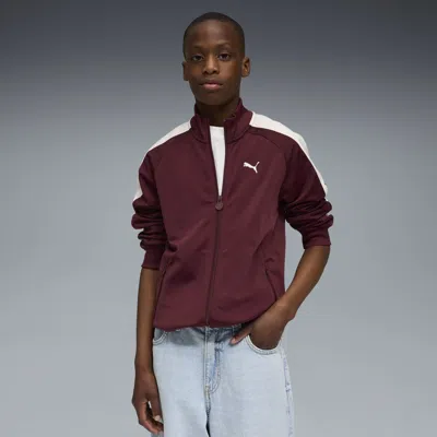 Puma T7 Always On Big Kids' Track Jacket In Red