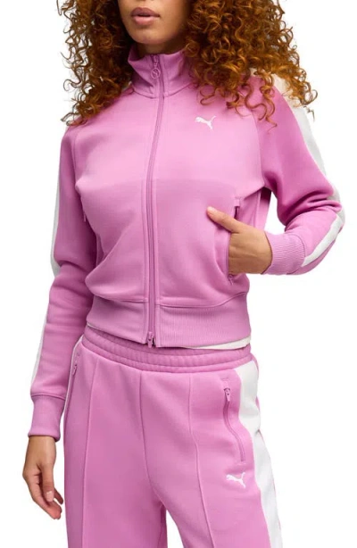 Puma T7 Always On Crop Track Jacket In Pink