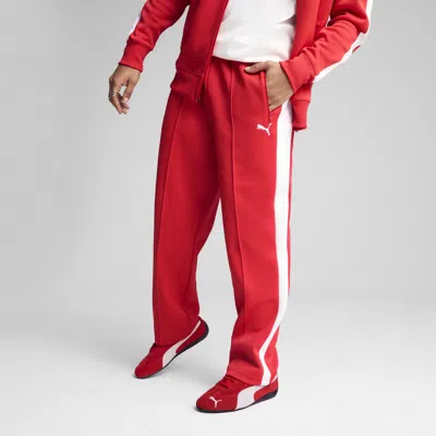 Puma T7 Always On Men's Relaxed Track Pants In Red