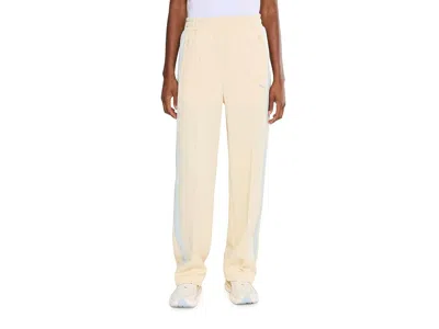 Puma T7 Always On Straight Pants Women's Clothing Buttercream-creme De Mint: Lg 30, Cotton/polyester In Neutral