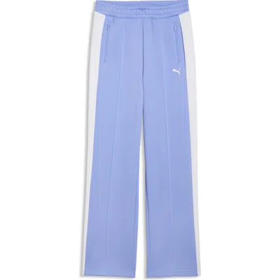 Puma T7 Always On Straight Track Pants In Blue