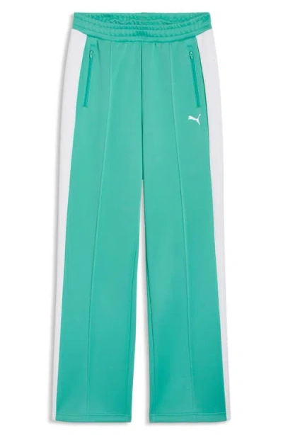 Puma T7 Always On Straight Track Pants In Green