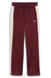 Puma T7 Always On Straight Track Pants In Red