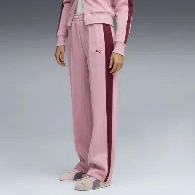 Puma T7 Always On Straight Track Pants Women In Pink