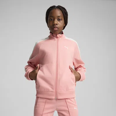 Puma Kids' T7 Always On Track Jacket Youth In Pink