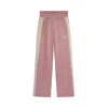 Puma T7 Big Kids' Heavyweight Wide Leg Pants In Pink