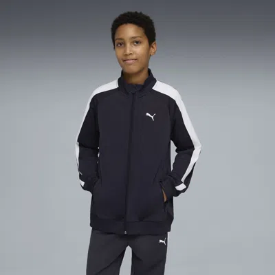 Puma T7 Big Kids' Track Jacket In Blue