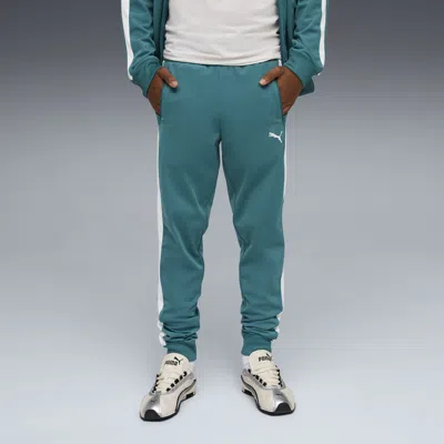 Puma T7 Big Kids' Track Pants In Green
