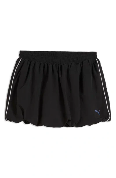 Puma T7 Bubble Hem Skirt In Black