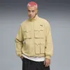 Puma T7 Cargo Track Jacket Men In Yellow