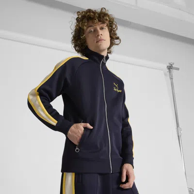 Puma T7 Lv Track Jacket In Blue