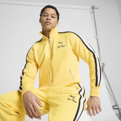 Puma T7 Lv Track Jacket In Yellow