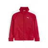Puma T7 Little Kids' Heavyweight Track Jacket In Red