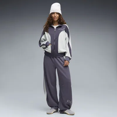 Puma T7 Love Of The Cat Women's Barrel Track Pants In Gray