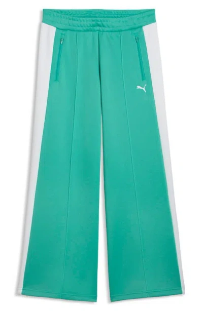 Puma T7 Low Rise Track Pants In Green