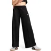 Puma T7 Women's Low Rise Track Pants In  Black