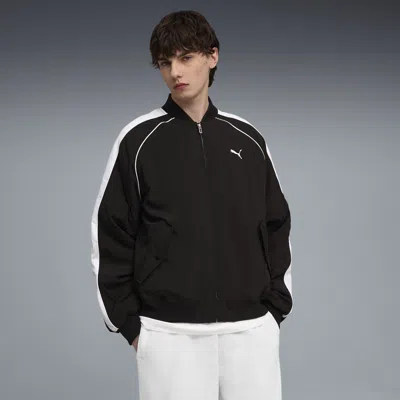 Puma T7 Men's Bomber Jacket In Black
