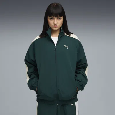 Puma T7 Men's Oversized Track Jacket In Green