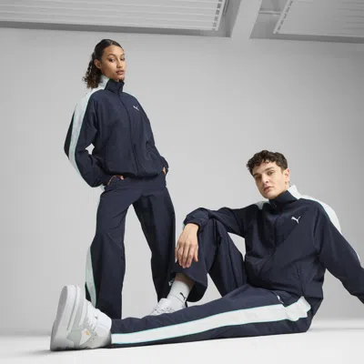 Puma T7 Men's Oversized Track Pants In Blue