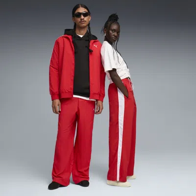 Puma T7 Men's Oversized Track Pants In Red