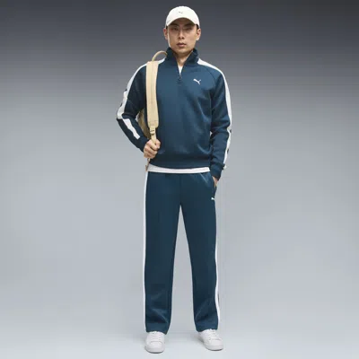 Puma T7 Men's Relaxed Track Pants In Blue