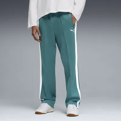 Puma T7 Men's Relaxed Track Pants In Green