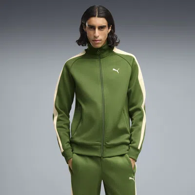 Puma T7 Men's Track Jacket In Green