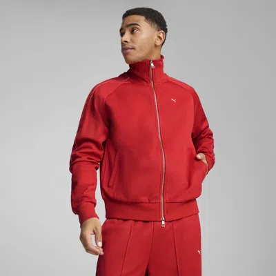 Puma T7 Men's Track Jacket In Red