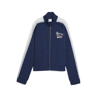 Puma T7 Nyc Track Jacket Women In Blue
