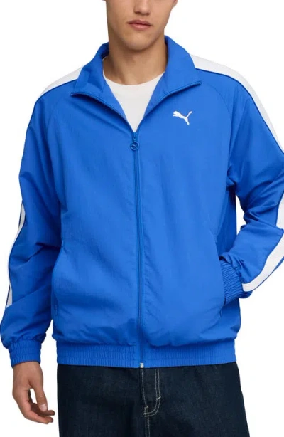Puma T7 Oversize Track Jacket In Blue