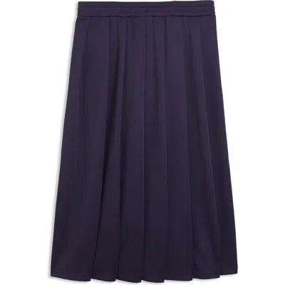 Puma T7 Pleated Midi Skirt In Blue