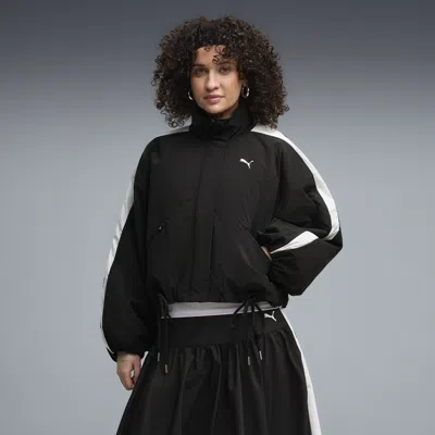 Puma T7 Primaloft® Women's Heat Insulation Kimono Jacket In Black
