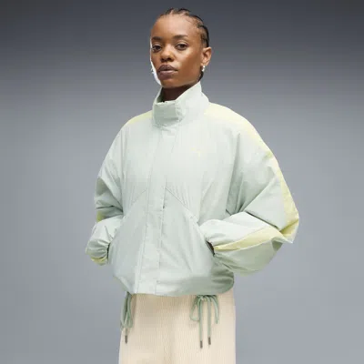 Puma T7 Primaloft® Women's Heat Insulation Kimono Jacket In Green