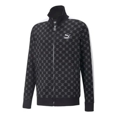 Puma T7 Printed Full Zip Track Jacket 'black'