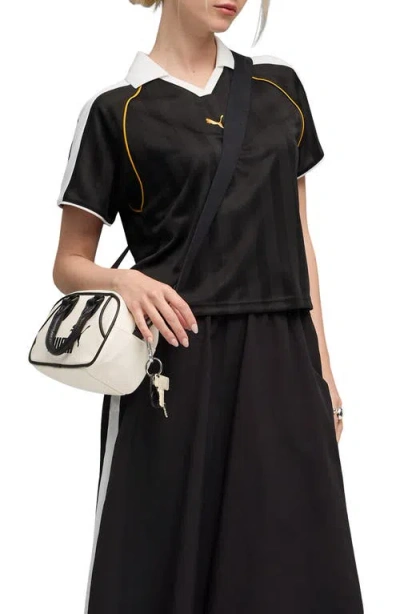 Puma T7 Relaxed Jersey In Black