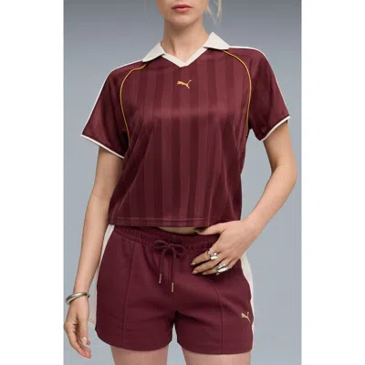 Puma T7 Relaxed Jersey In Red