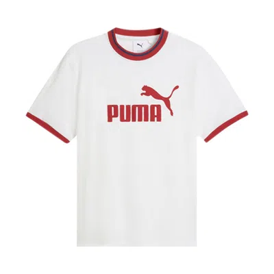 Pre-owned Puma T7 Ringer Tee 'white' | Men's Size M
