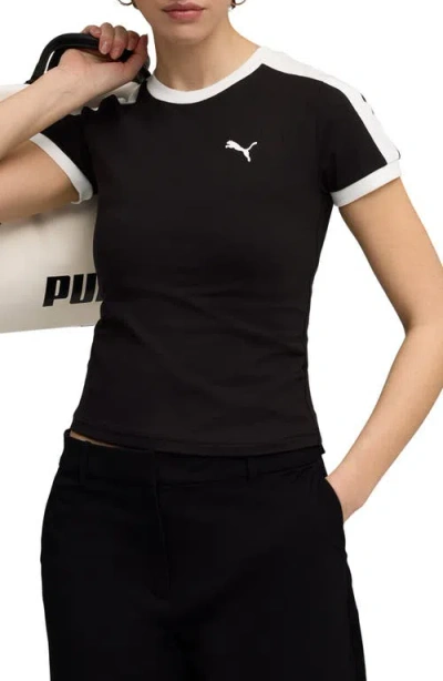 Puma T7 Slim T-shirt In Black